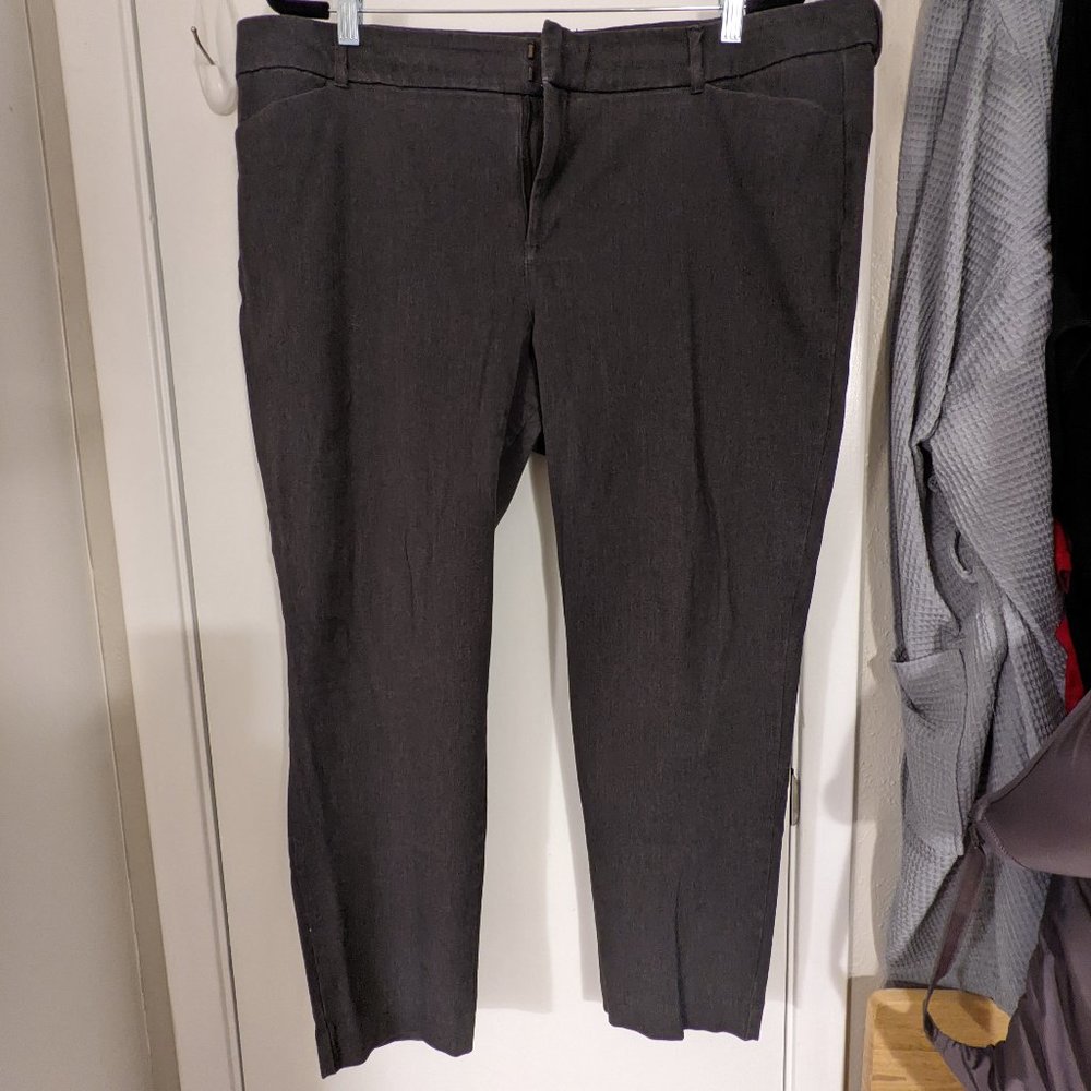 Gray pixie pants
